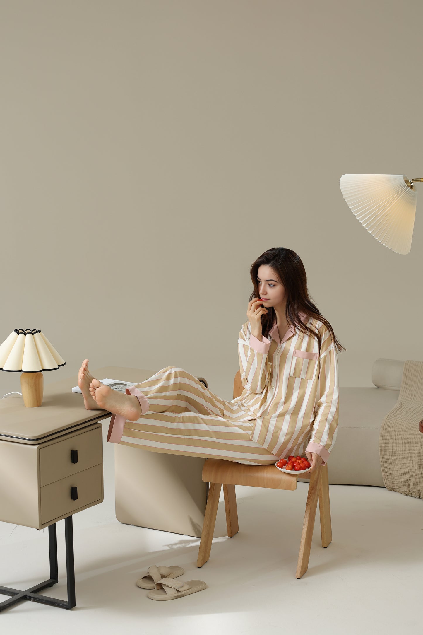 Striped Pyjama Set