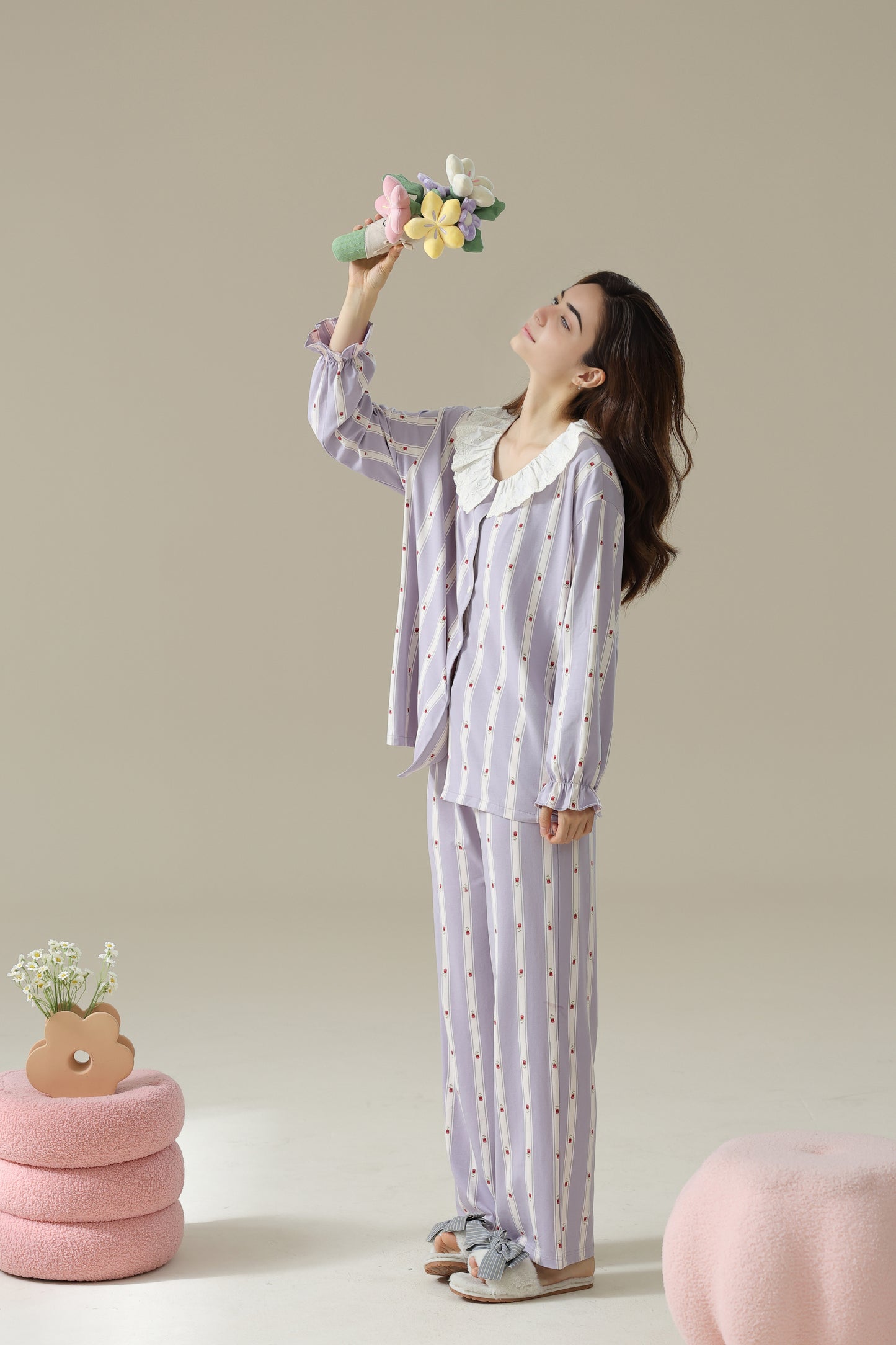 Classic Purple Pyjama Set