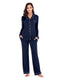 Cozy Long Pyjama Set - Navy