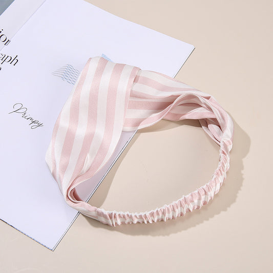 Stripe Silk Headband