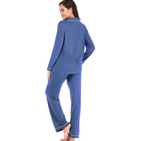 Cozy Long Pyjama Set - Blue