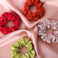 3-Piece Silk Scrunchies Set