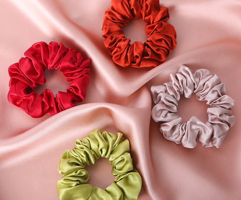 3-Piece Silk Scrunchies Set