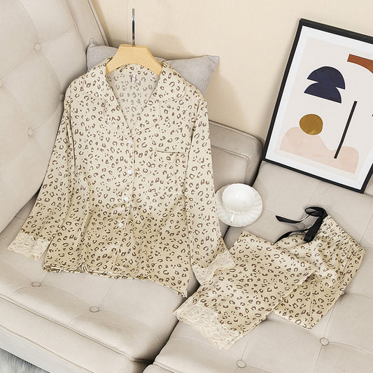 Leopard Pyjama Set - Yellow