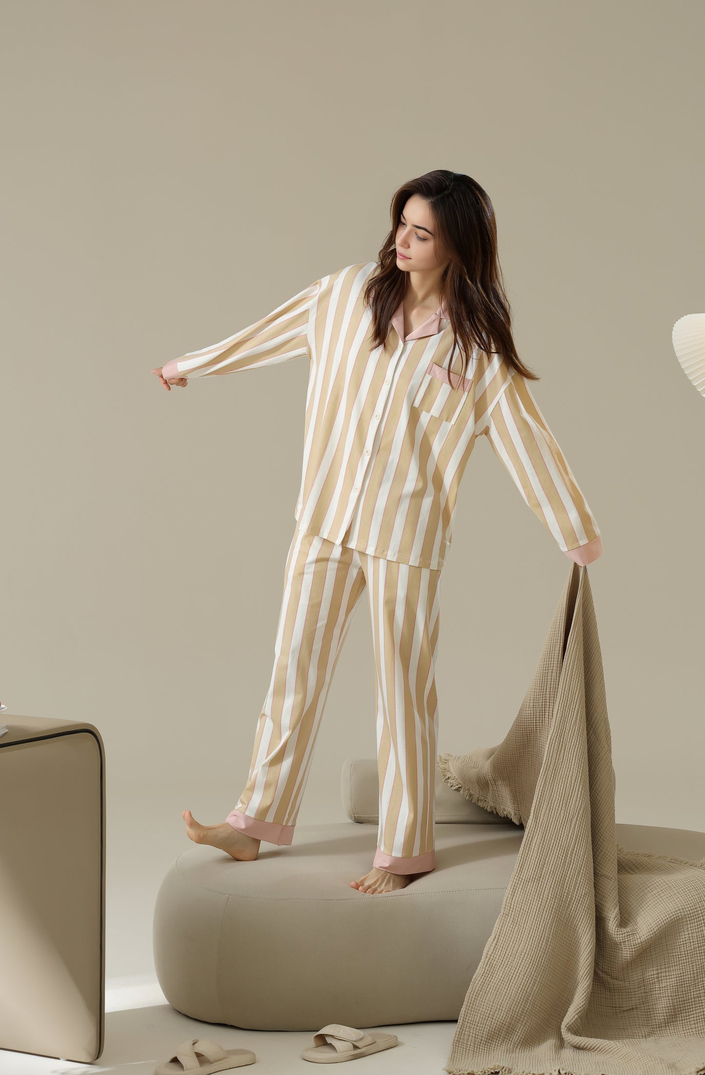 Striped Pyjama Set