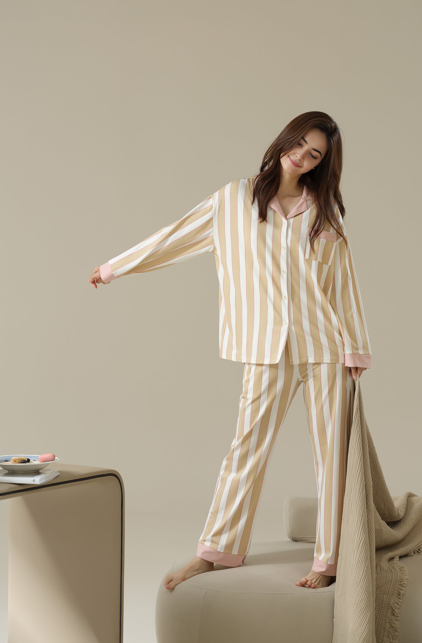 Striped Pyjama Set