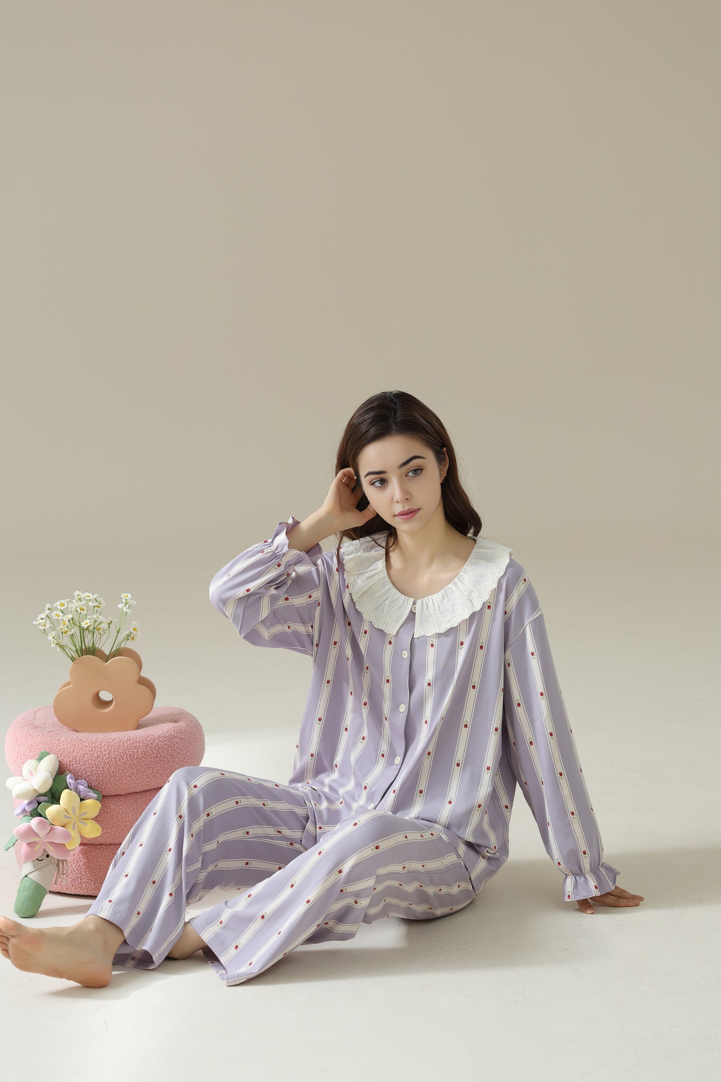 Classic Purple Pyjama Set