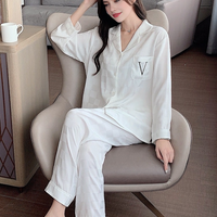 Women's Checkered Pyjama Set - White